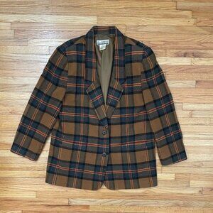 Vintage Plaid Blazer